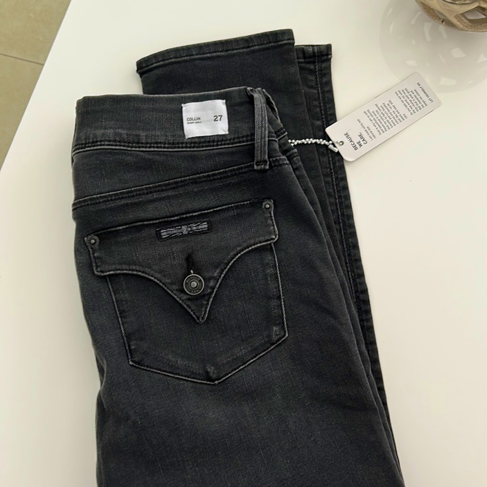 Hudson Black Collin Flap Jeans NWT
